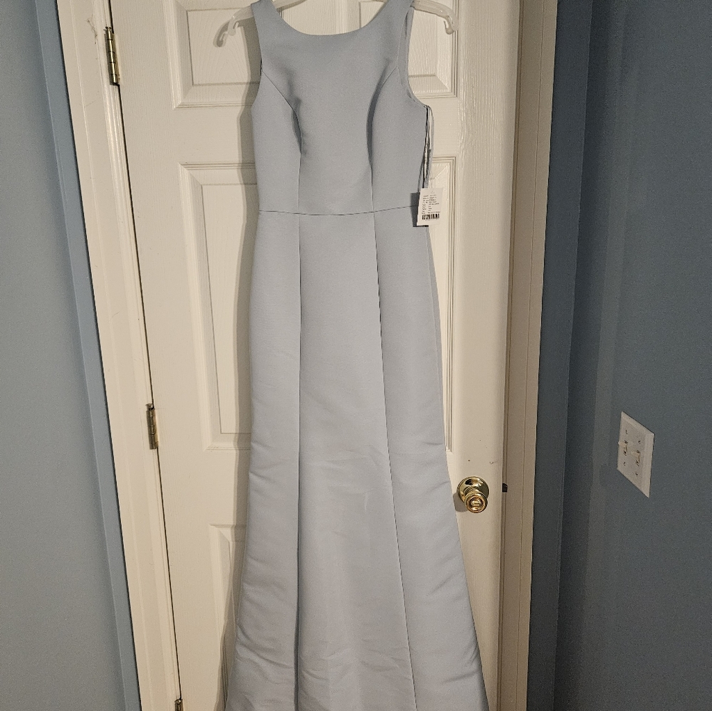 Size 0, extra long dress. Beautiful color. Never worn.